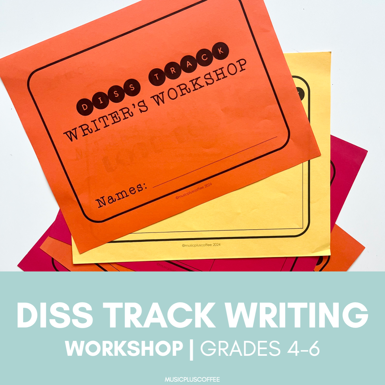 Diss Track Writer's Workshop | Partner Music Assignment & Informative Slides