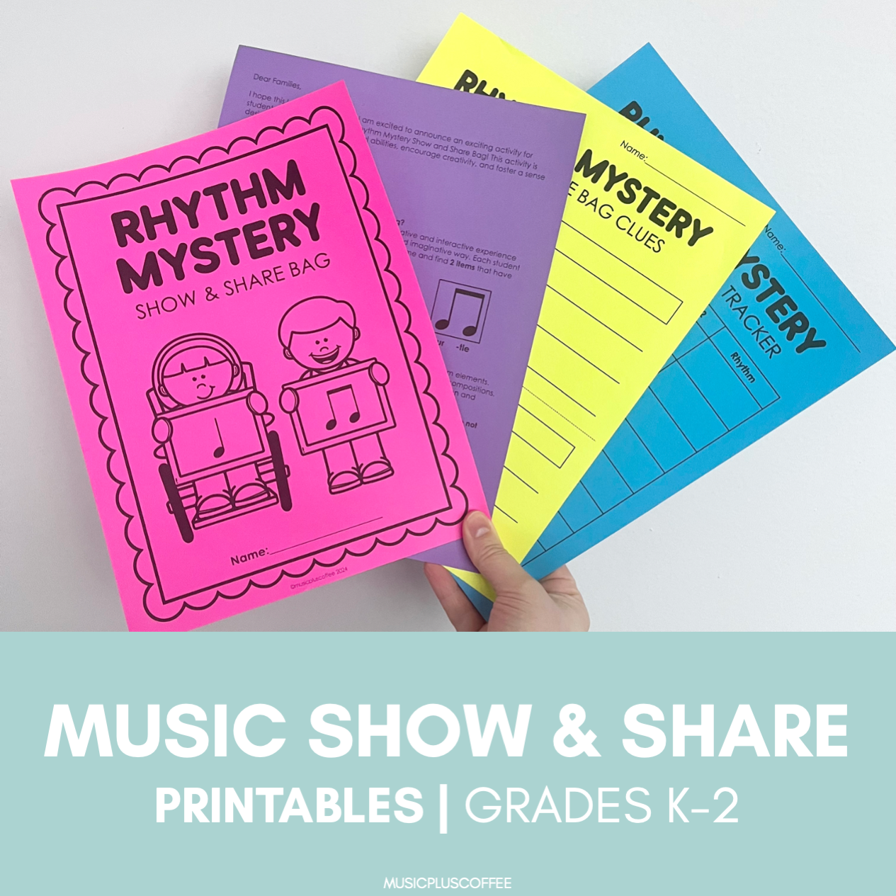 Music Show & Share | Activity & Printables