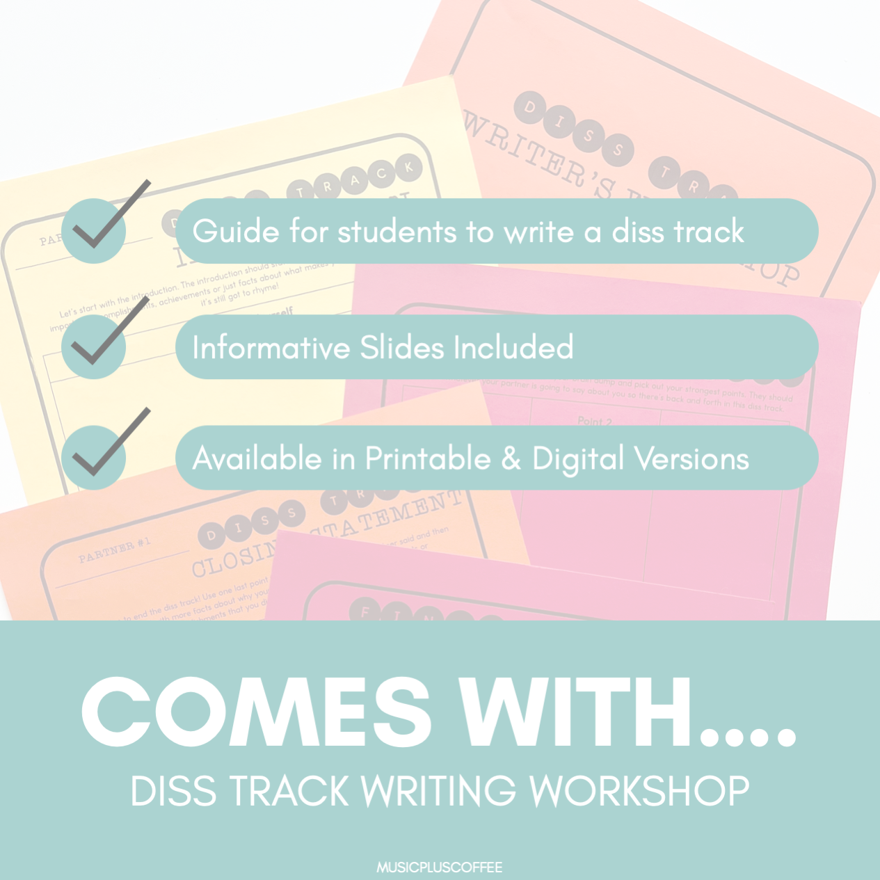 Diss Track Writer's Workshop | Partner Music Assignment & Informative Slides