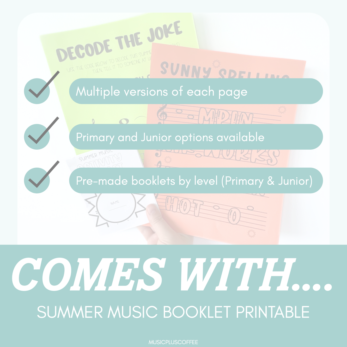 Summer Music Activity Booklet | Printables