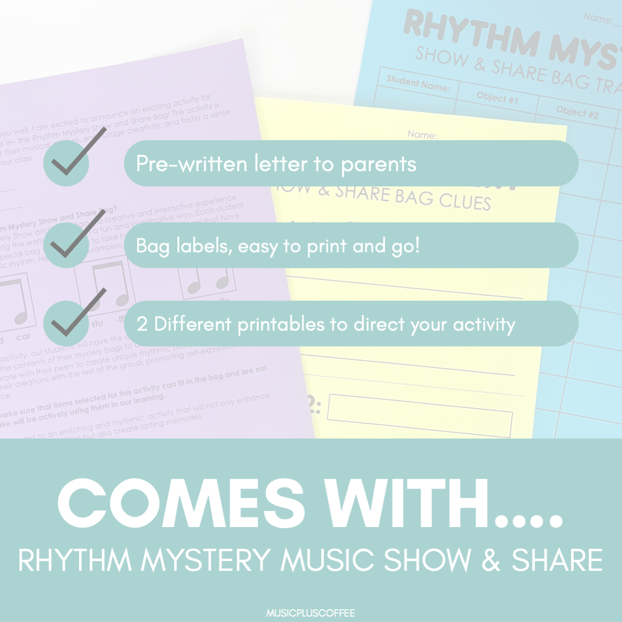 Music Show & Share | Activity & Printables