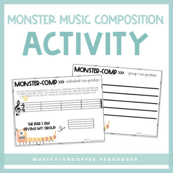 Monster-Composition Activity - PRINTABLES