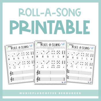 Roll-A-Song Recorder | Printable