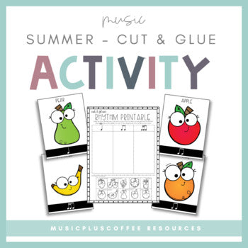 Summer - Cut & Glue | Printable