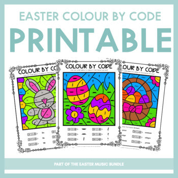 Easter Colour By Code | Printables
