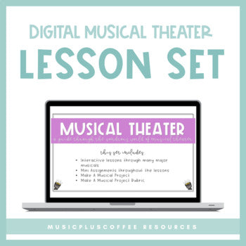 Musical Theater - Lesson & Project for Google Slides™ | Distance Learning