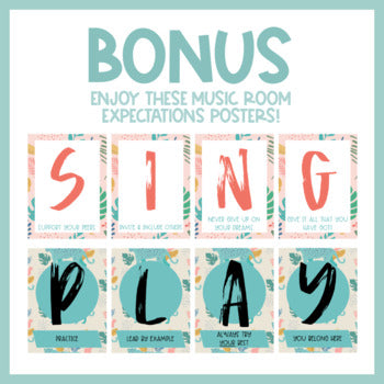 Jungle Theme | Music Room Decor