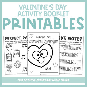 Valentine's Day Activity Booklet | Printables