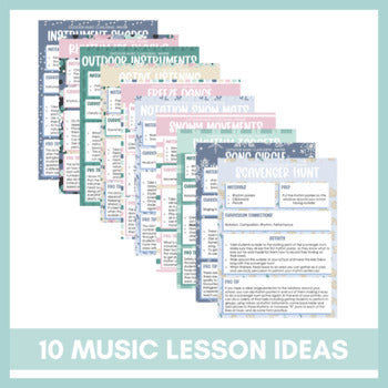 10 Outdoor Music Class Ideas for Winter | Lesson Plans & Printables