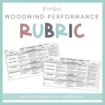 Music Woodwind Performance | Rubric