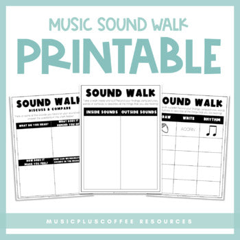 Music Sound Walk Printable & Google Slides™ | Distance Learning