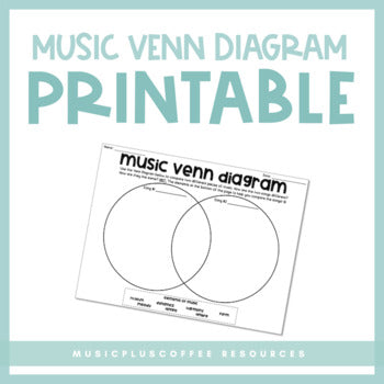 Music Venn Diagram | Printable | Free!