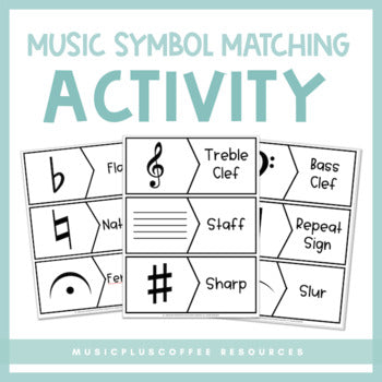 Music Symbol Matching Activity | Printable