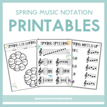 Spring Music Notation | Printables