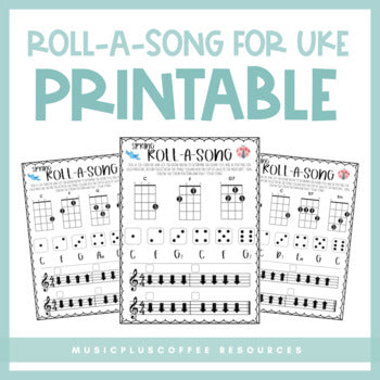 Roll-A-Song Ukulele | Printable