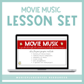 Movie Music - Lesson & Project for Google Slides™ | Distance Learning