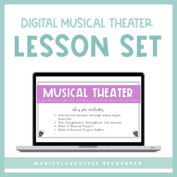 Musical Theater - Lesson & Project for Google Slides™ | Distance Learning