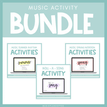 Music Activity Bundle for Google Slides™ | Distance Learning