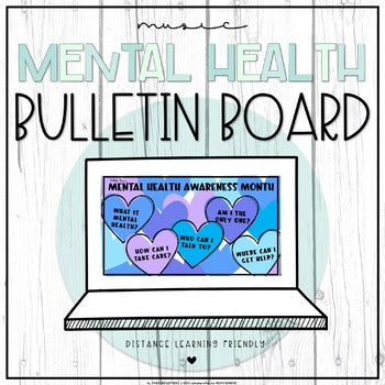 Mental Health Bulletin Board for Google Slides™ | Distance Learning | Free!