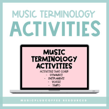 Music Terminology Activities for Google Slides™ | Distance Learning