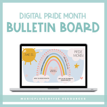 Pride Month 2SLGBTQIA+ Bulletin Board | Distance Learning | Free!