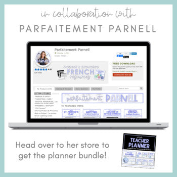 Music Teacher Planner Add-On | Parfaitement Parnell Teacher Planner