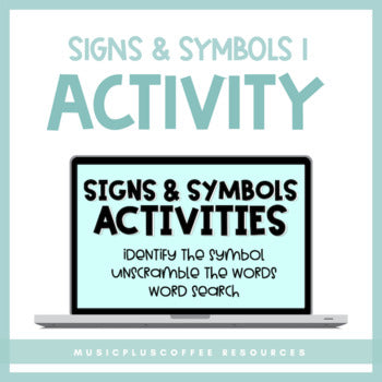 Signs & Symbols I Activities for Google Slides™ | Distance Learning