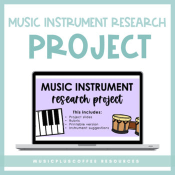 Music Instrument Research Project for Google Slides™ | Distance Learning