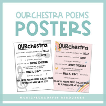 OURchestra Poem | Posters