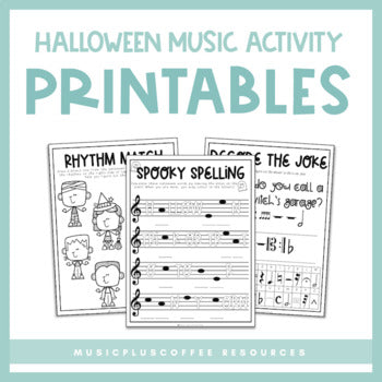 Halloween Music Activities | Printables