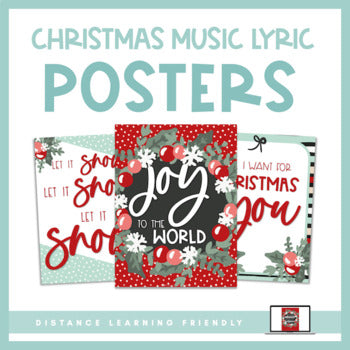 Christmas Lyric | Posters