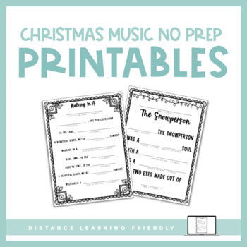 Christmas No Prep | Printables