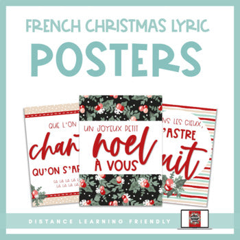 French Christmas Lyric | Posters