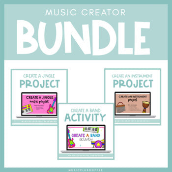 Music Creator Bundle for Google Slides™ | Distance Learning