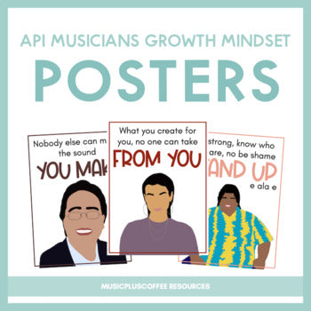 API Musicians Growth Mindset | Posters