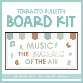 Music, The Mosaic Bulletin Board | Terrazzo Music Room Decor