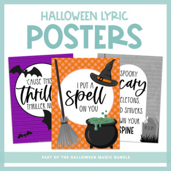 Halloween Music Lyric | Posters