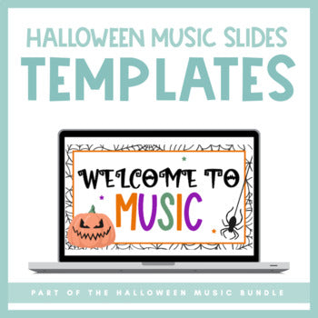 Halloween Music Teacher Slides | Templates