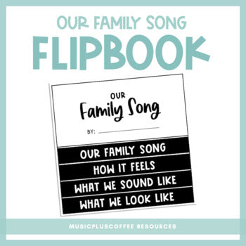 Our Family Song Flipbook