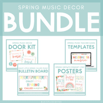 Spring Music Room Decor Bundle