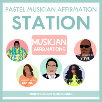 Pastel Musician Affirmation Station