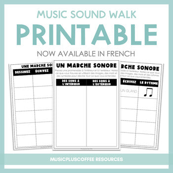 French Music Sound Walk Printable & Google Slides™ | Distance Learning